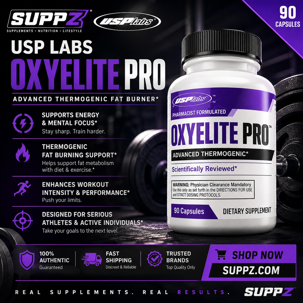 USP Labs OxyElite Pro 90 Caps