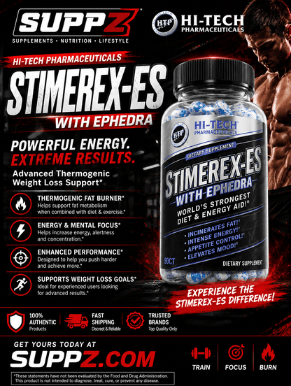 Hi Tech Pharma Stimerex-ES With Ephedra