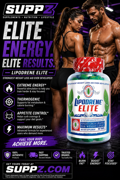 Hi-Tech Lipodrene Elite - Advanced Fat Burner & Energy | 90 Tablets