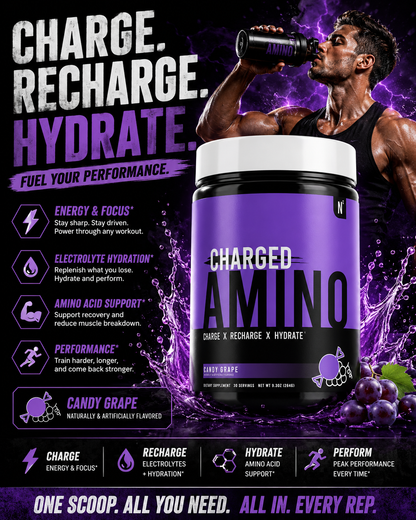 NutraCharge Charged Amino (30 Servings)