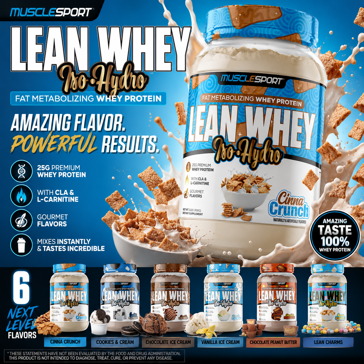 MuscleSport Lean Whey