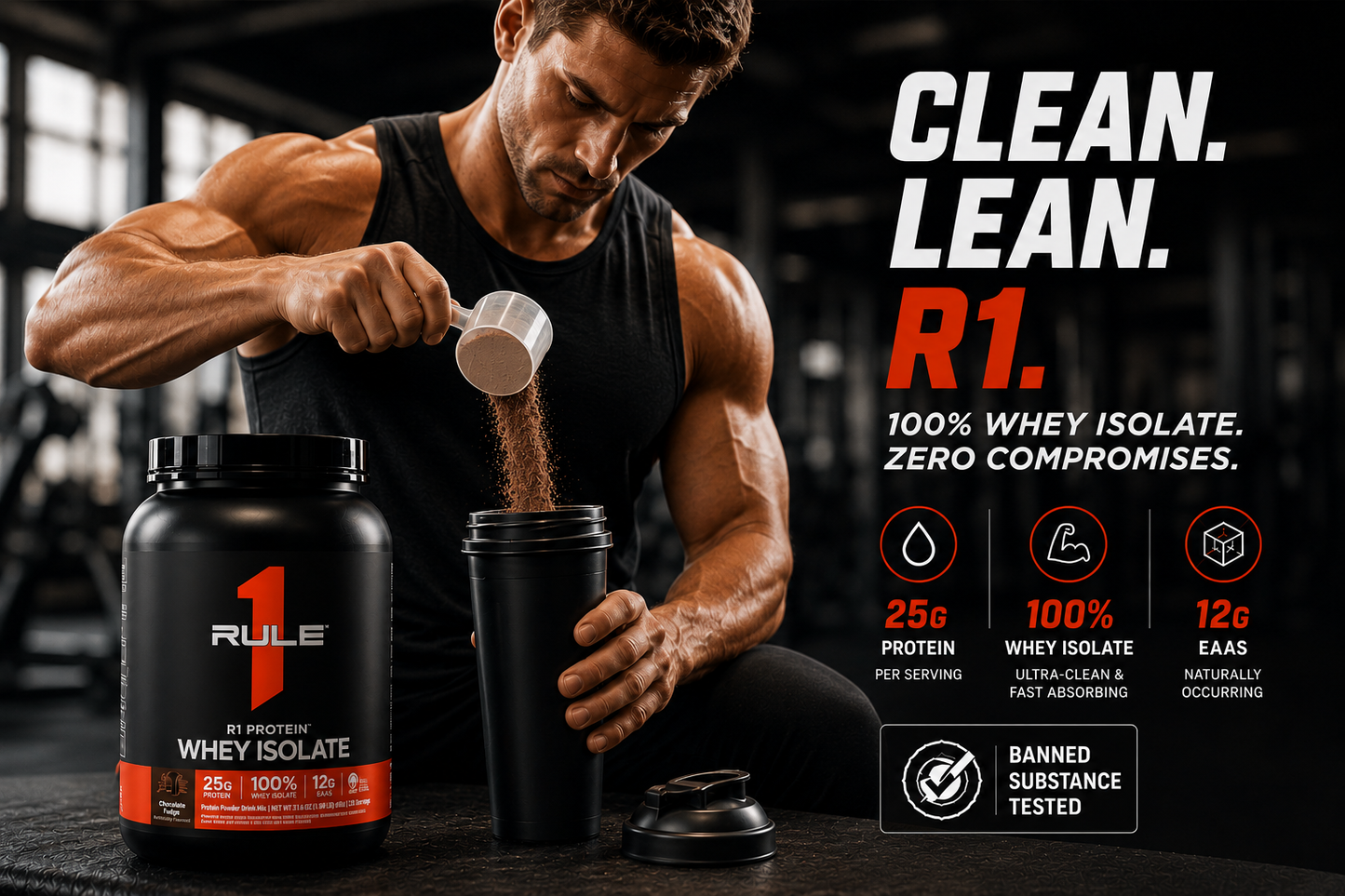 Rule 1 Whey Protein Isolate