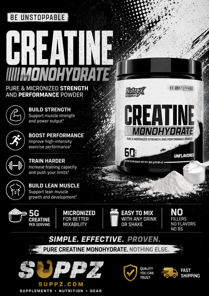 Nutrex Creatine Monohydrate Powder | Unflavored