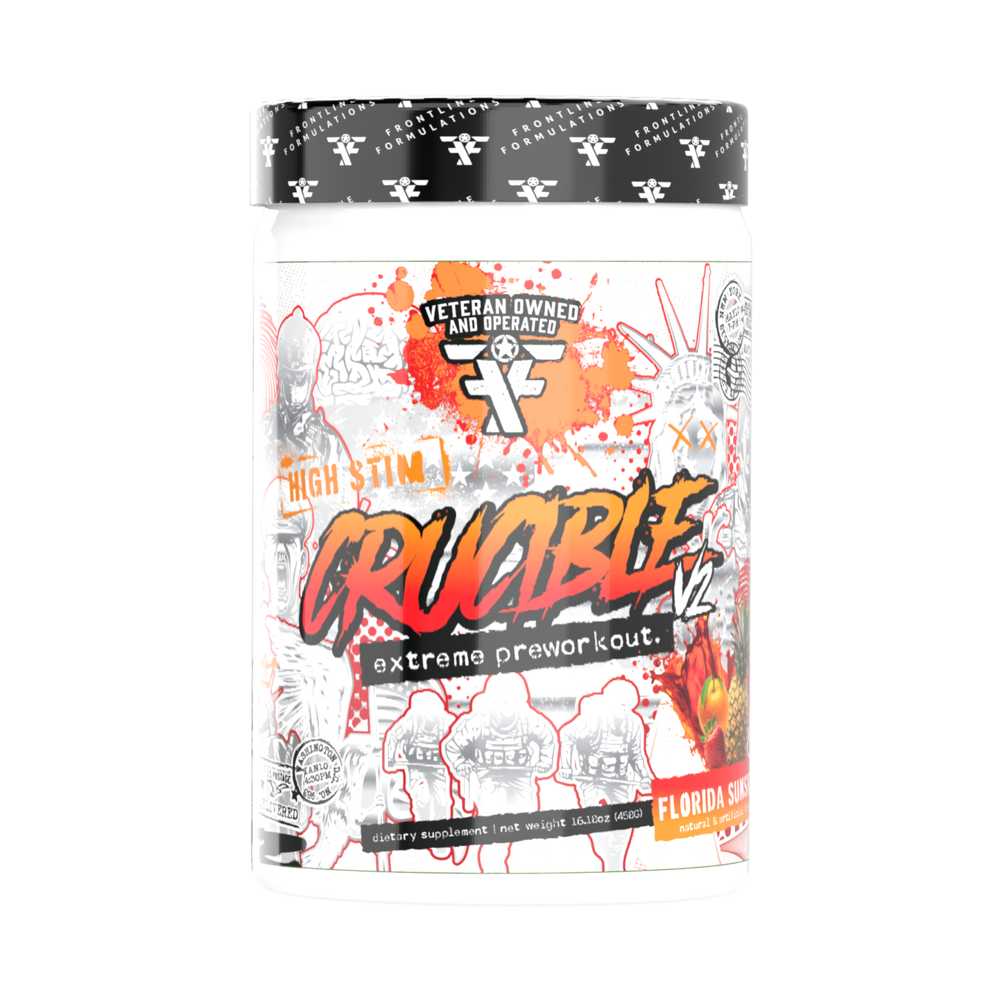 Crucible V2 preworkout Florida Sunshine flavor
