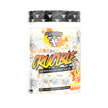 Crucible Peach Rings pre-workout supplement