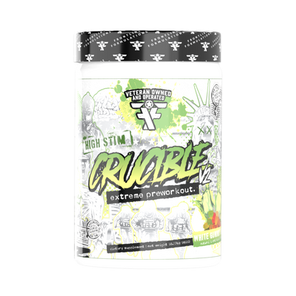 Crucible White Gummy pre-workout supplement