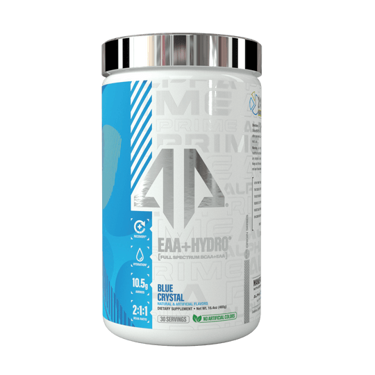 EAA+HYDRO Blue Crystal supplement front view
