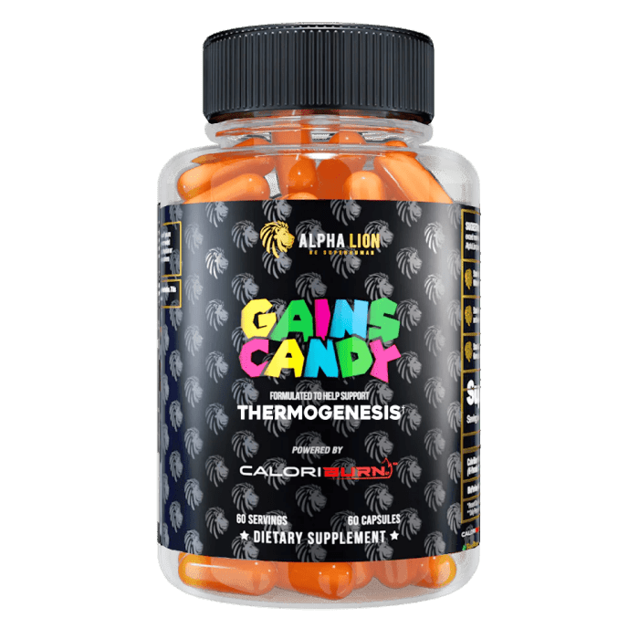 Alpha Lion Gains Candy Calori Burn (60 Caps)