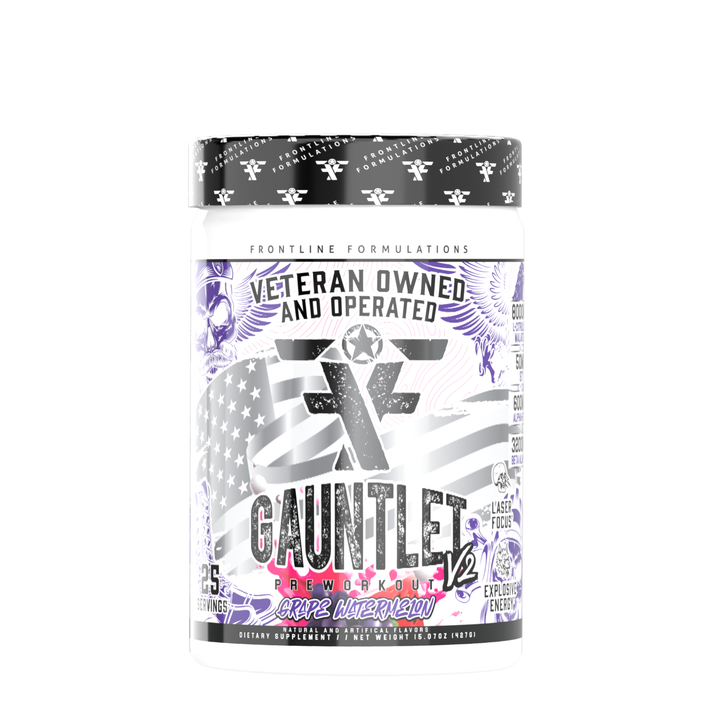 Gauntlet Grape pre-workout supplement