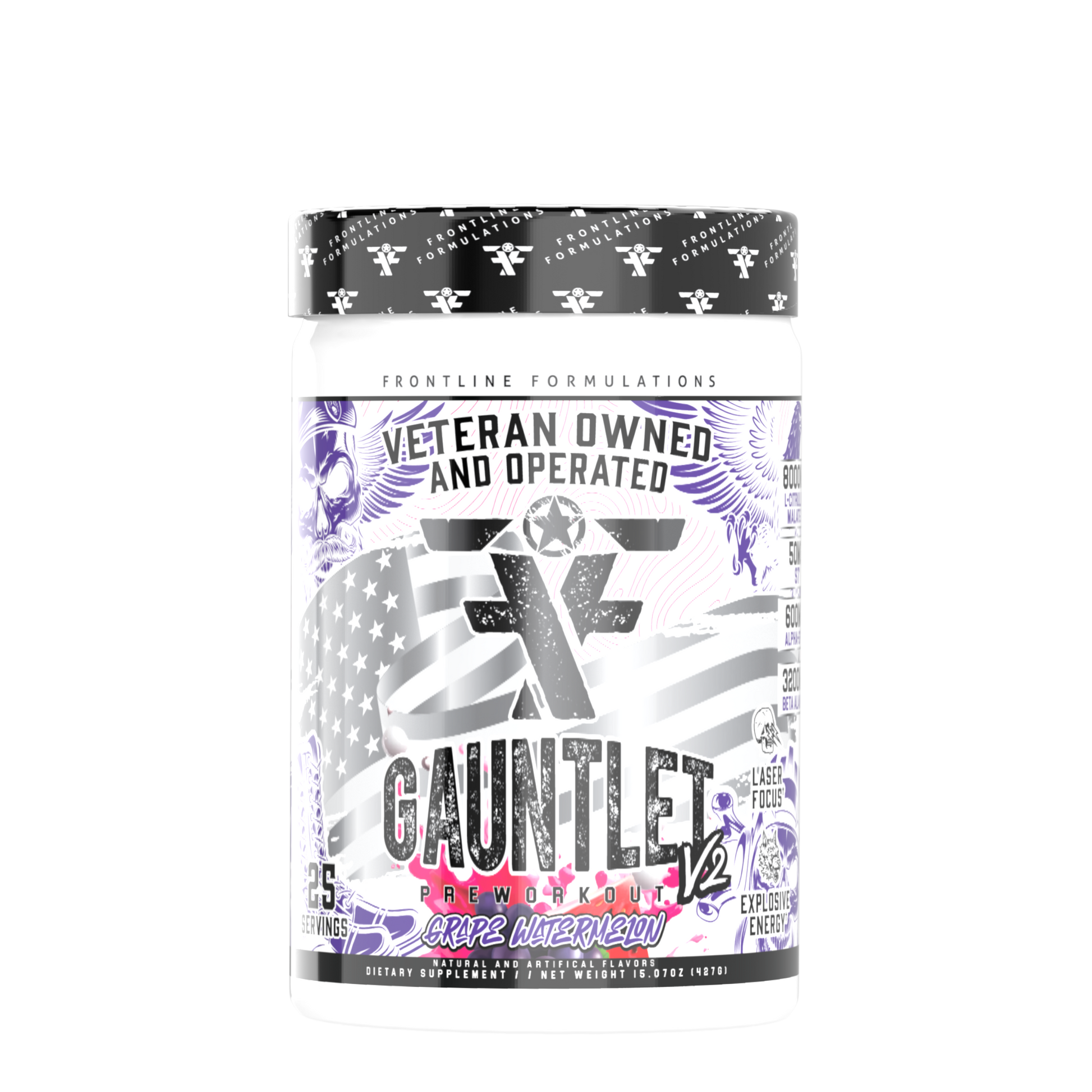 Gauntlet Grape pre-workout supplement