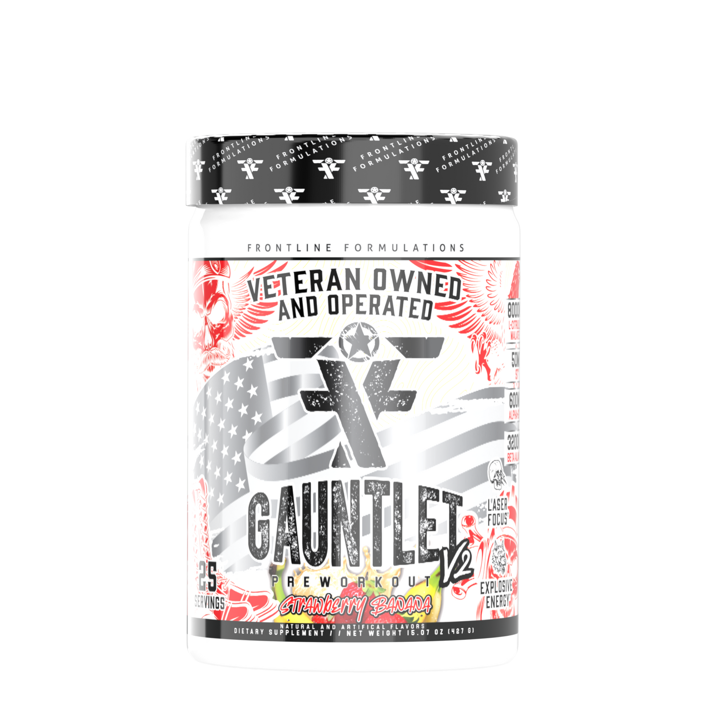 Gauntlet Strawberry Pre-Workout Supplement