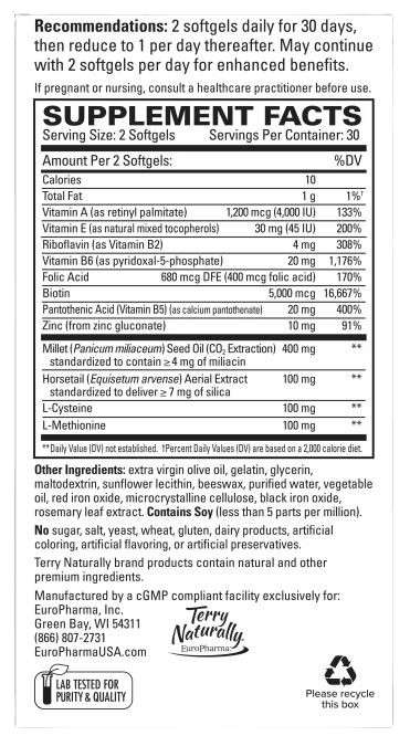 Hair Renew Supplement Facts