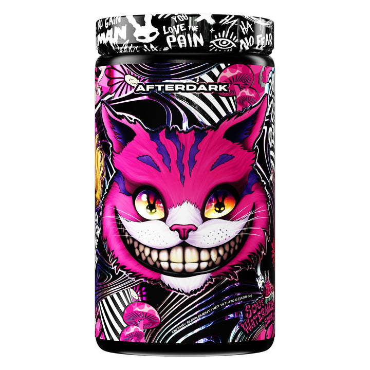 Inhuman Void AfterDark Sour Watermelon Swirl supplement tub.