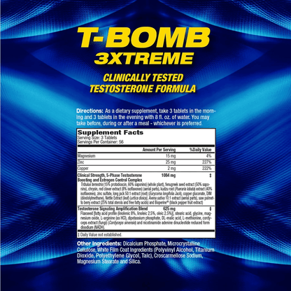 MHP T-Bomb 3xtreme (168 Tabs)