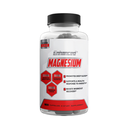 Enhanced Magnesium supplement bottle