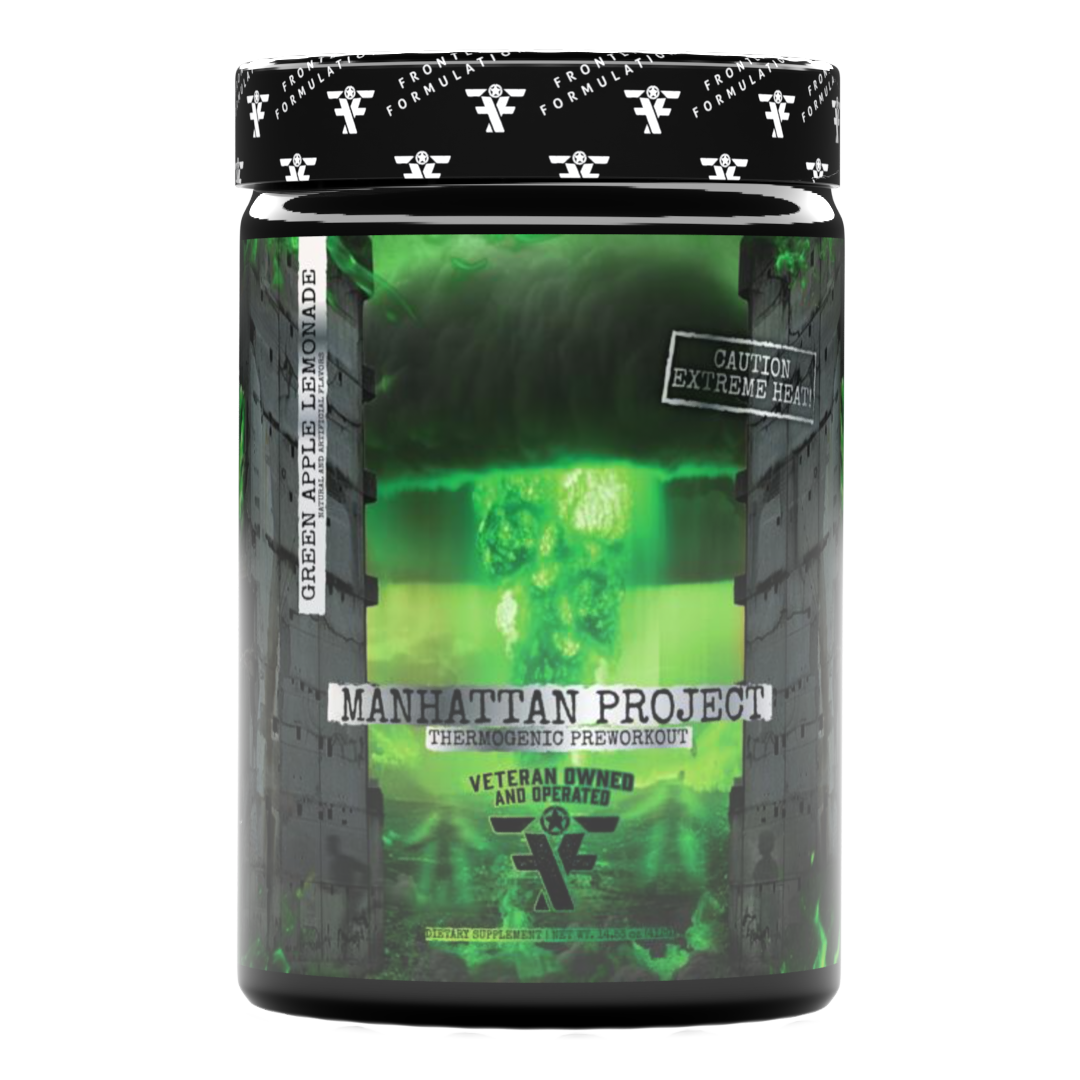 Manhattan Project pre-workout, Green Apple Lemonade, Thermogenic