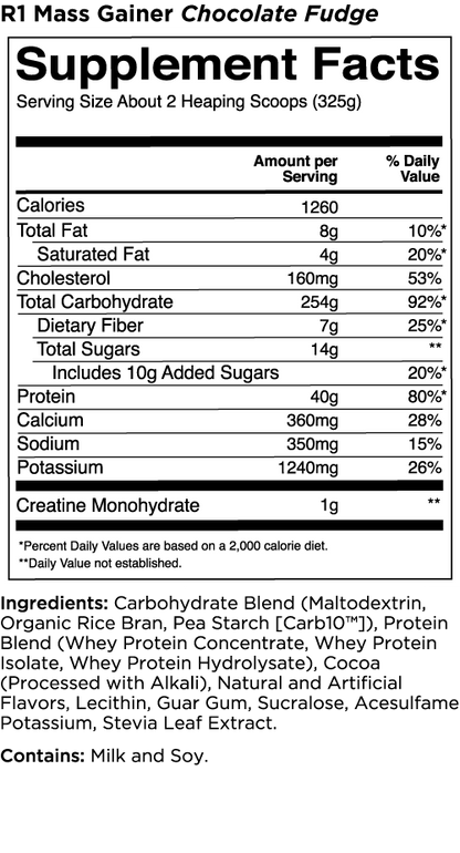 Rule 1 Mass Gainer