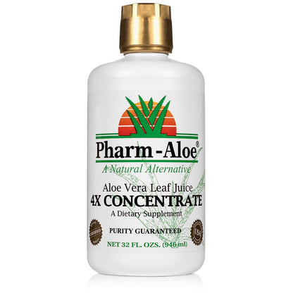 Pharm-Aloe Aloe Vera Juice 4x Concentrate - Pure Inner Leaf Gel