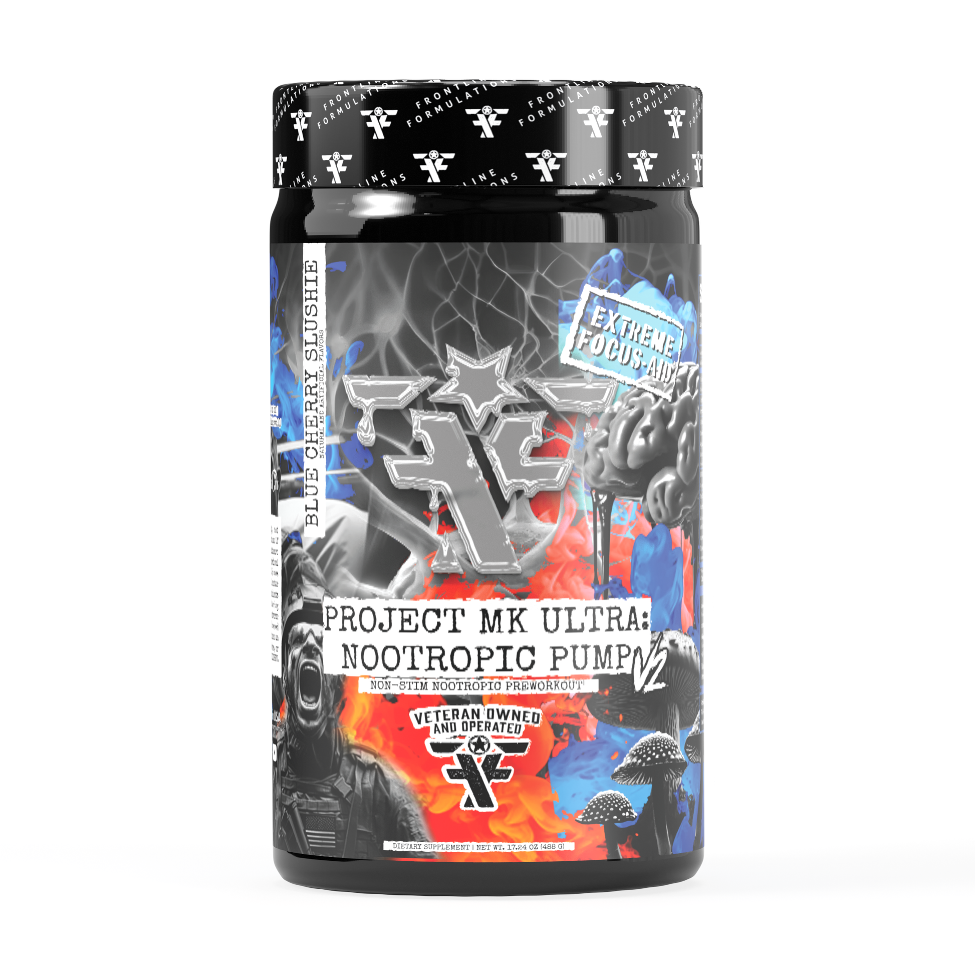 Project MK Ultra Nootropic Pump V2 - Blue Cherry Slushie