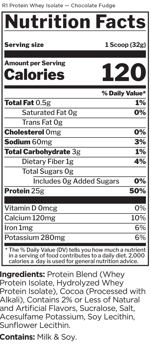 Rule 1 Whey Protein Isolate