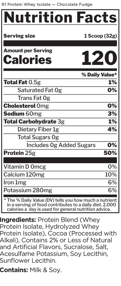 Rule 1 Whey Protein Isolate