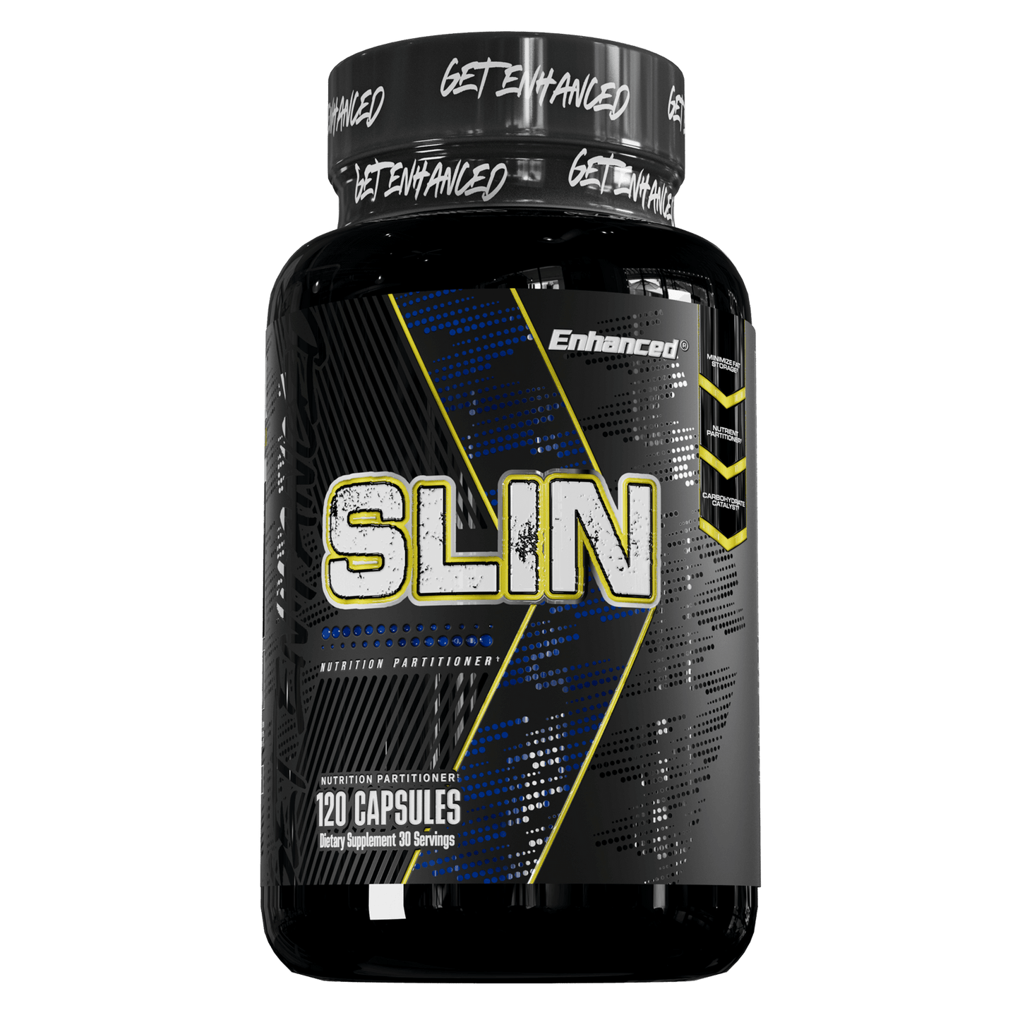 SLIN front view supplement bottle