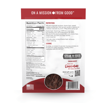 Ovation Foods Steak N Eggs Protein Powder - Beef & Egg White Blend (Single Pack)