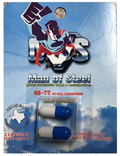 Man of Steel (Male Enhancement) 2 Capsules