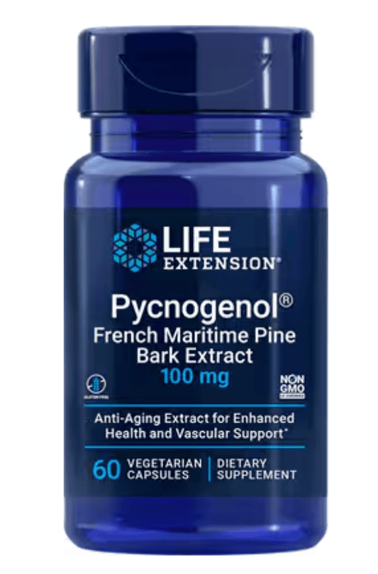 Screenshot of Life Extension Pycnogenol French Maritime Pine Bark Extract 100mg