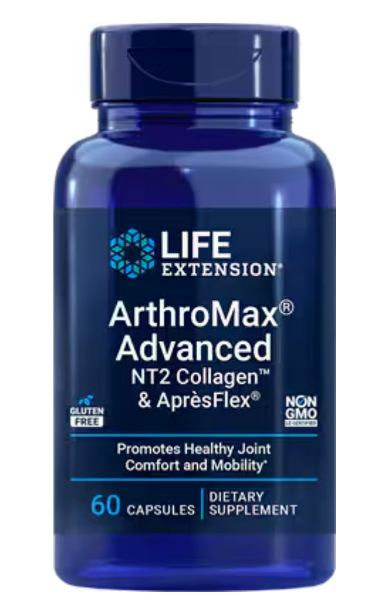Life Extension ArthroMax Advanced with NT2 Collagen & ApresFlex 60Caps