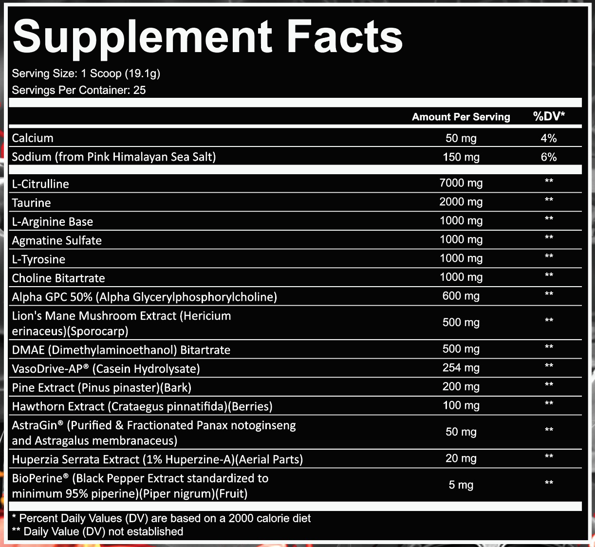 Supplement Facts image screenshot, includes ingredients and nutrition...