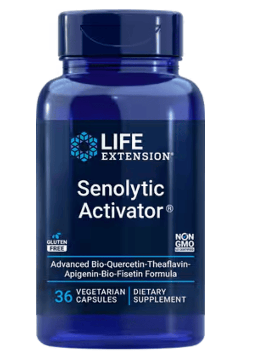 Life Extension Senolytic Activator supplement bottle, screenshot 2025-04-23