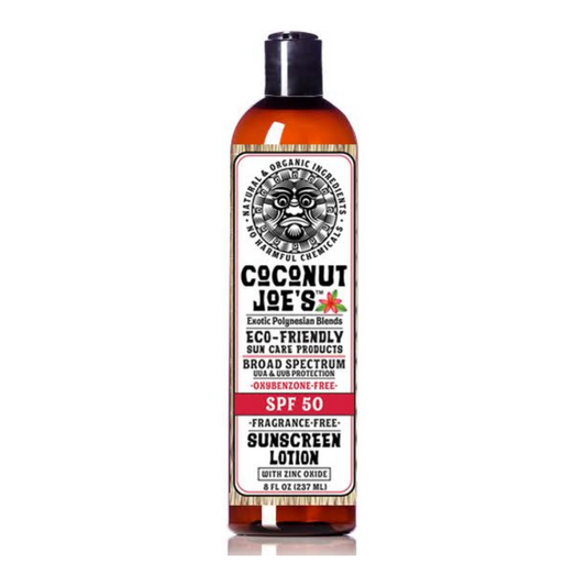 Coconut Joe's Sunscreen Lotion with Zinc Oxide 8 FL OZ