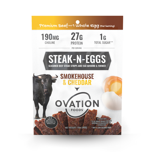 Ovation Foods Steak N Eggs Protein Powder - Beef & Egg White Blend (Single Pack)