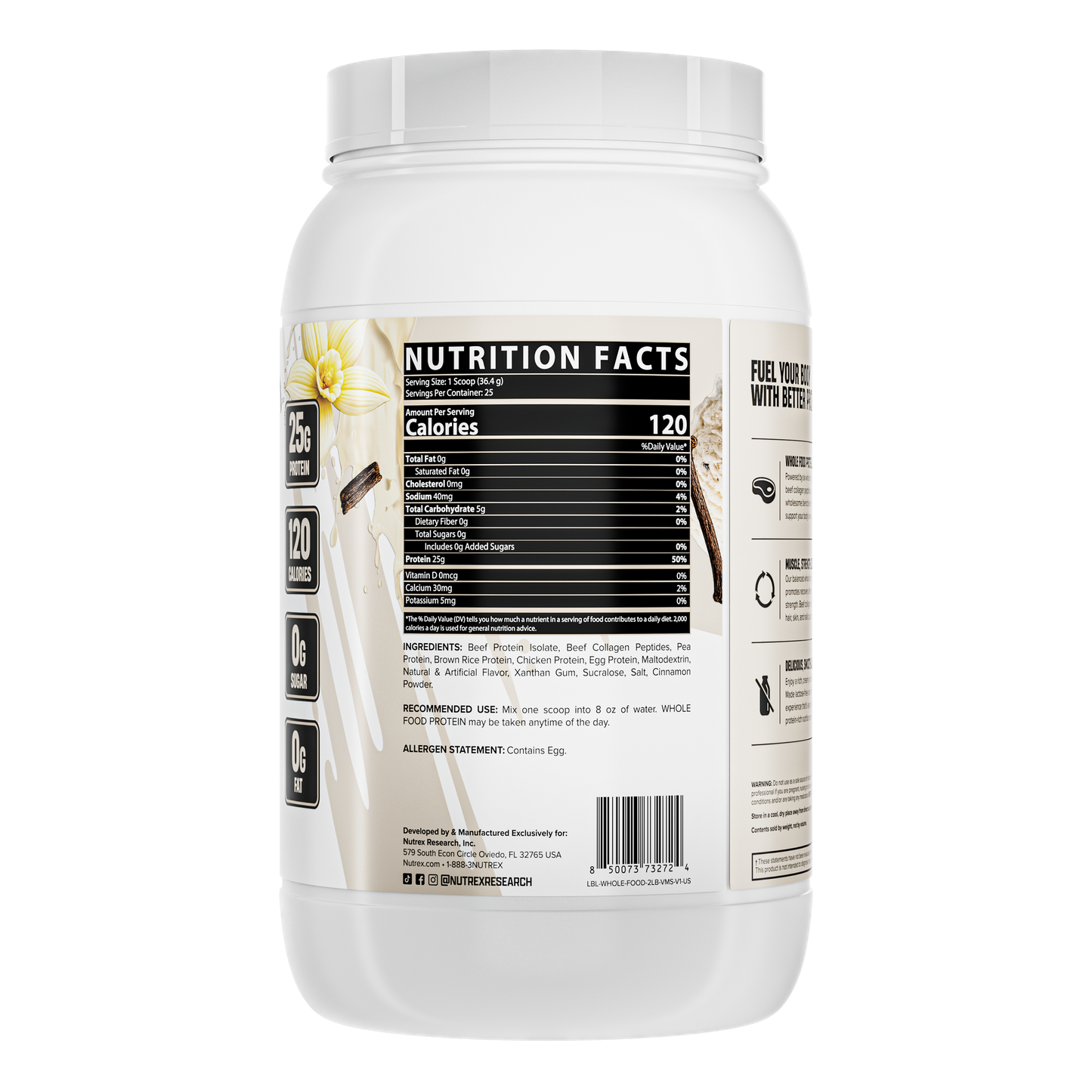 Nutrex Whole Food Beef Protein Isolate