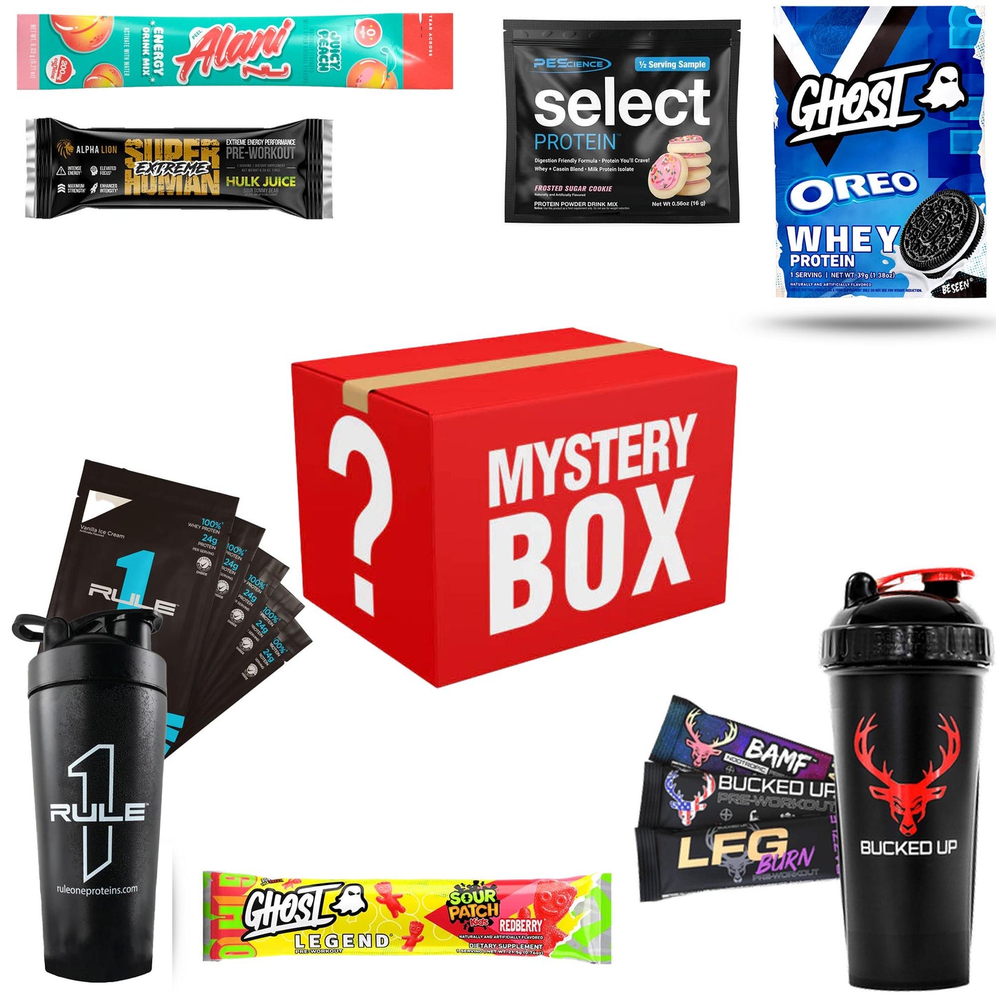 10 Sample Pack + Mystery Shaker Cup