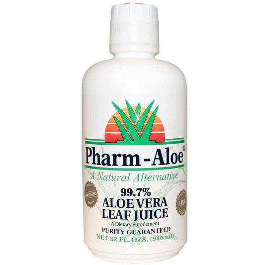 Pharm-Aloe Aloe Vera Leaf Juice - Organic Inner Leaf Extract