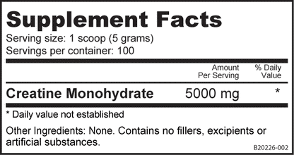 NutraBio 100% Pure Creatine Monohydrate