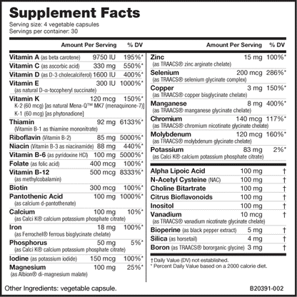 NutraBio Multi Sport Women's Formula (120 Caps) (Expires 8-25)