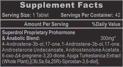 Hi Tech Pharma Superdrol (42 Caps)