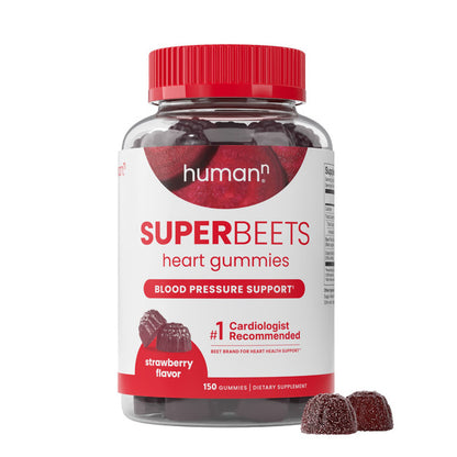 HumanN SuperBeets Heart Gummies – Strawberry (150 ct)