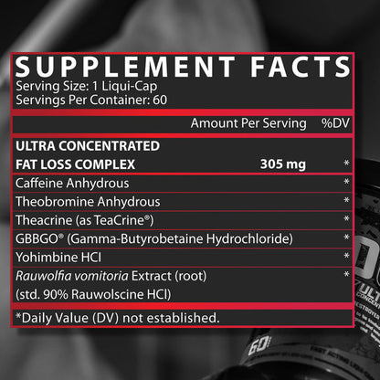 Nutrex Lipo-6 Black Ultra Concentrate (60 Caps)