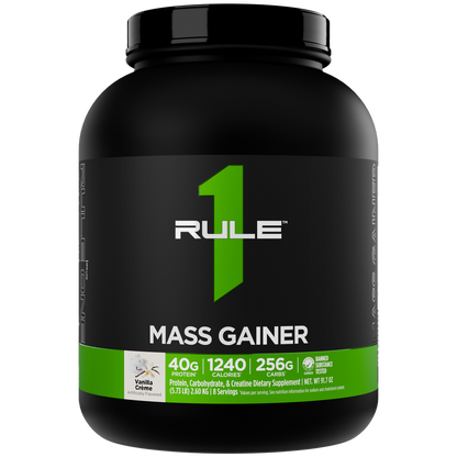 Rule 1 Mass Gainer 5lb Vanilla Creme (front)