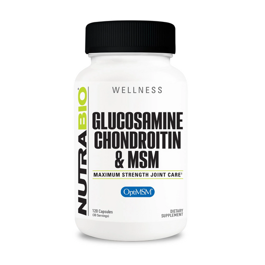 Nutrabio Glucosamine Chondroitin & MSM (120 Caps)