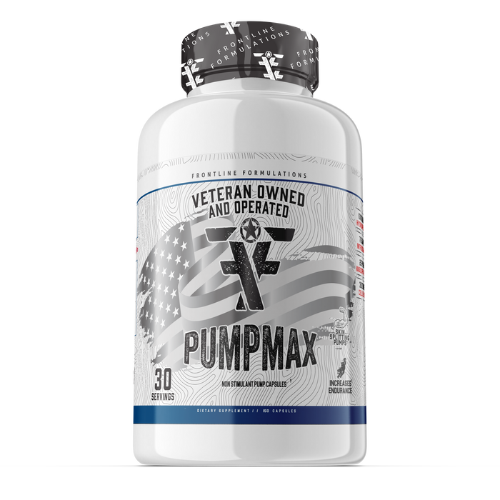 Pumpmax 30-serving bottle by Frontline Formulations