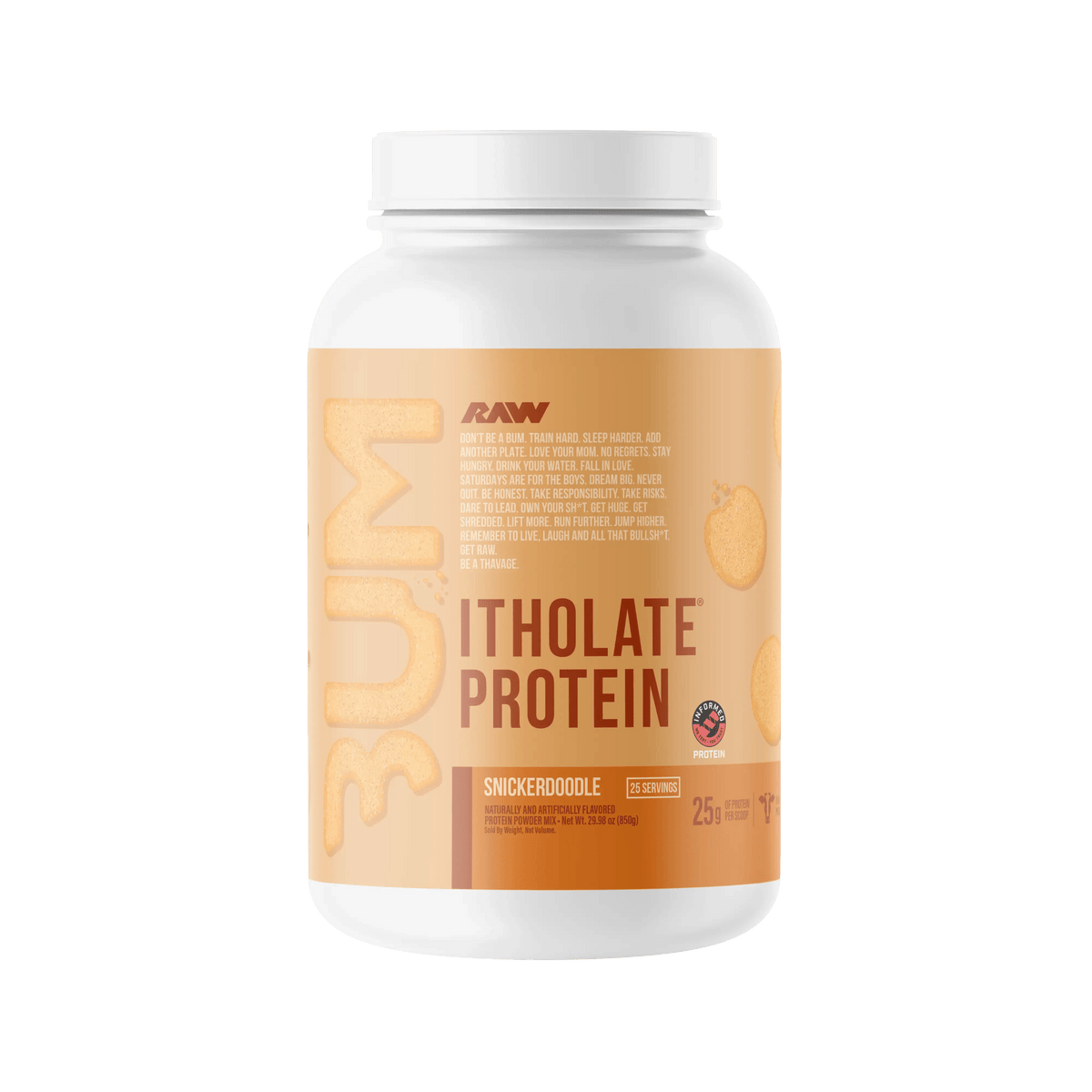 RAW CBUM Itholate Protein Snickerdoodle