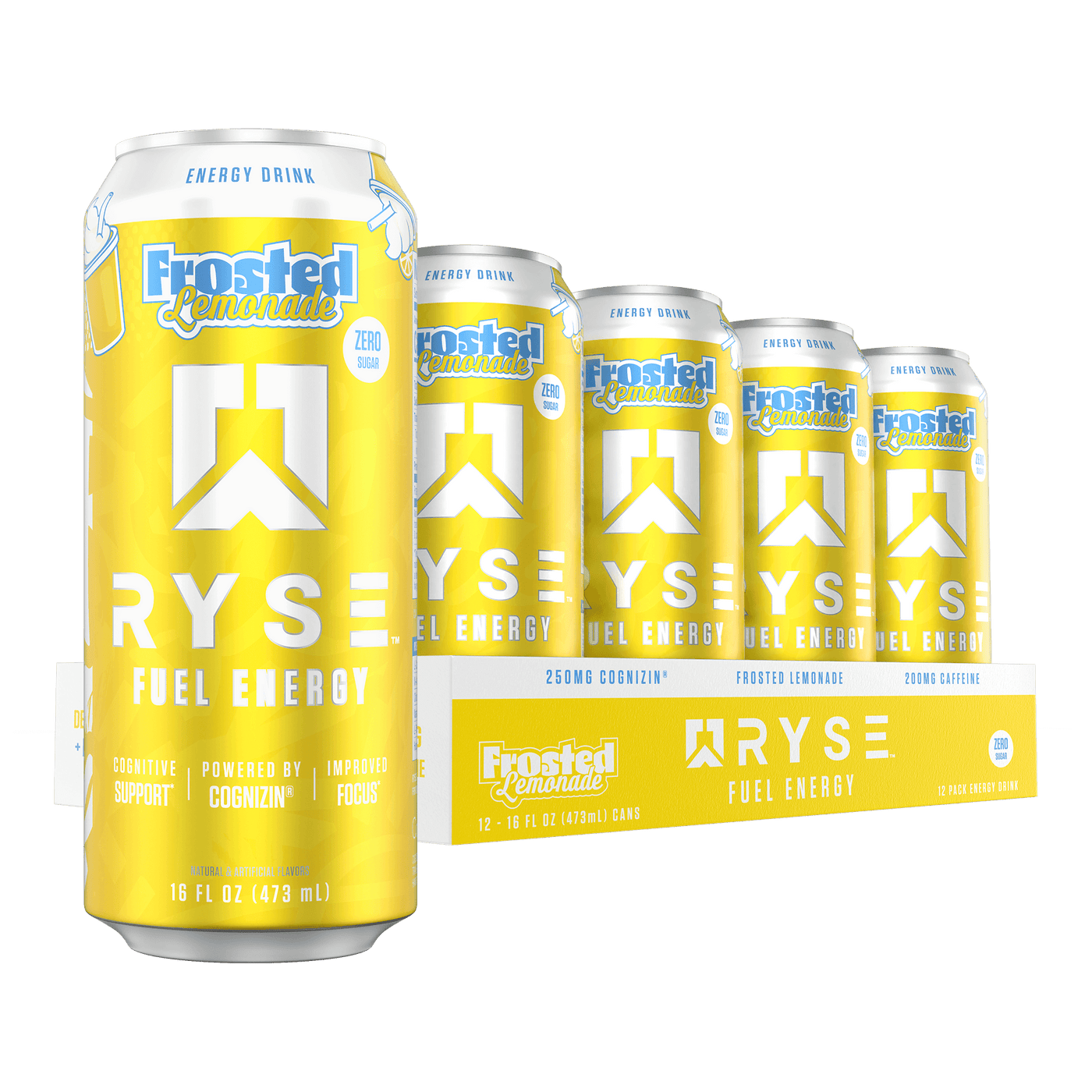 Ryse Fuel Energy Drink a Frosted Lemonade (12 Drinks / 16 fl oz Each) Ryse Fuel Energy Drink a Frosted Lemonade (12 Drinks / 16 fl oz Each)