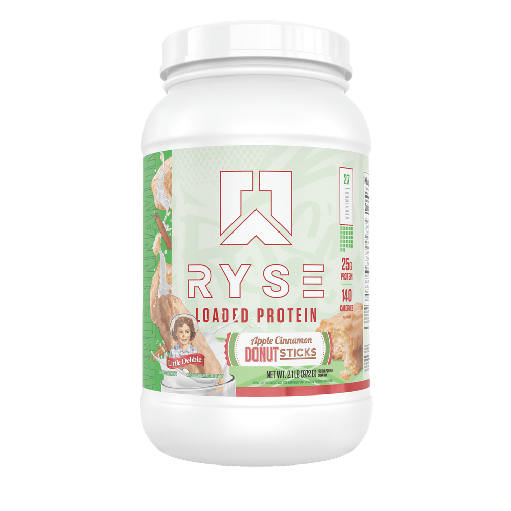 RYSE Loaded Protein Apple Cinnamon Donut Sticks