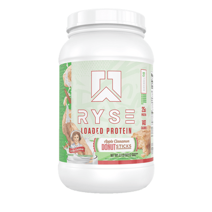 RYSE Loaded Protein Apple Cinnamon Donut Sticks