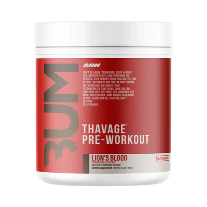 Raw Nutrition CBUM Thavage Pre-Workout